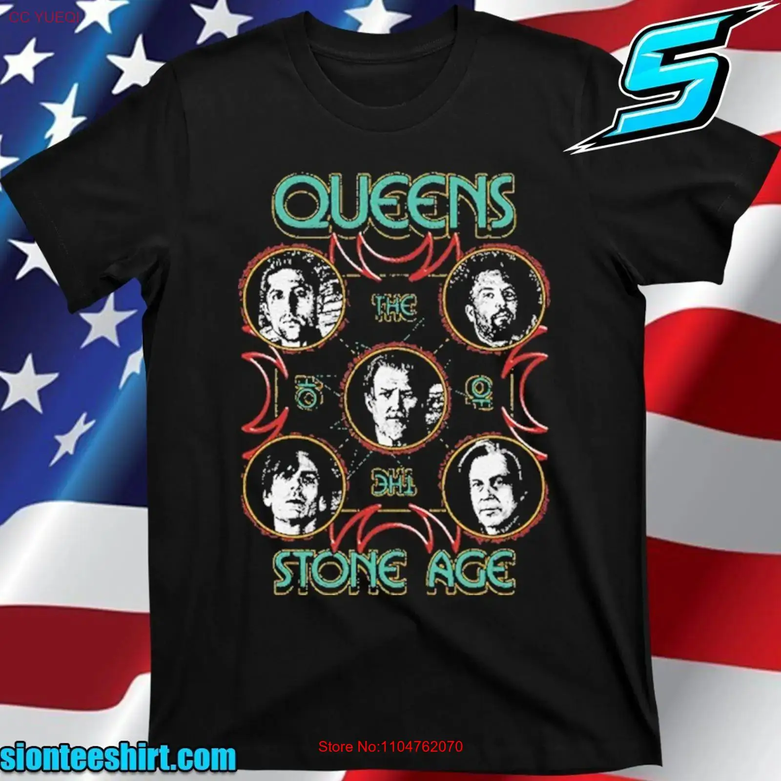 Vintage Fashion Store - เสื้อยืด Store QOTSA You Feral Or