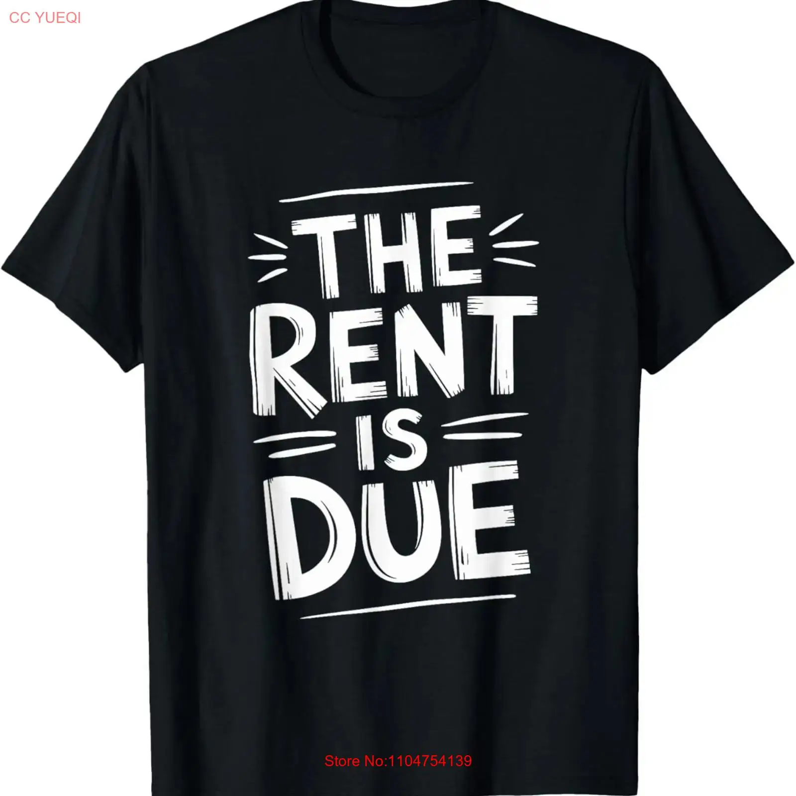 Vintage Fashion Rental - เจ้าของที่ดินและผู้จัดการอสังหาริมทรัพย์ เสื้อยืด The Rent Is Due