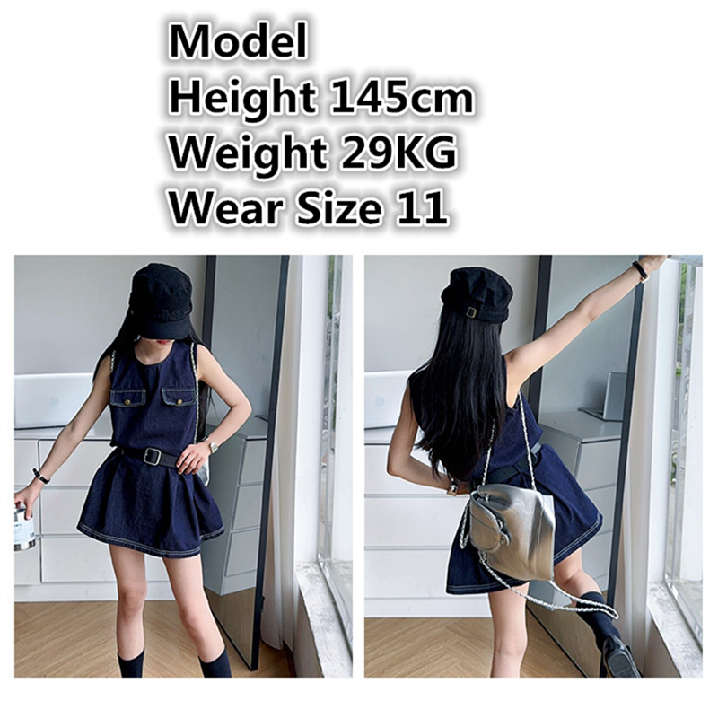 สไตล์เด็กแฟชั่น DENIM ชุดบอดี้ - Vintage Fashion Outfit บทวิจารณ์และราคา