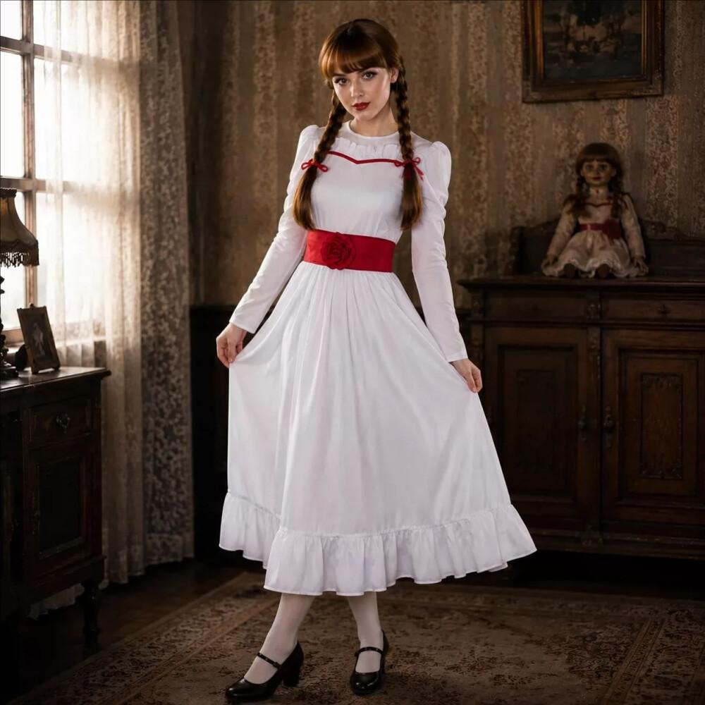 ชุดคอสเพลย์ตุ๊กตาผีสุดหลอนสไตล - Vintage Fashion Dresses บทวิจารณ์และราคา