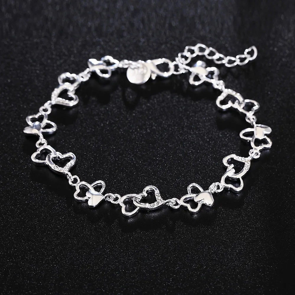 สร้อยข้อมือเงินแท้ 925 ดีไซน์ค - Vintage Fashion Center บทวิจารณ์และราคา