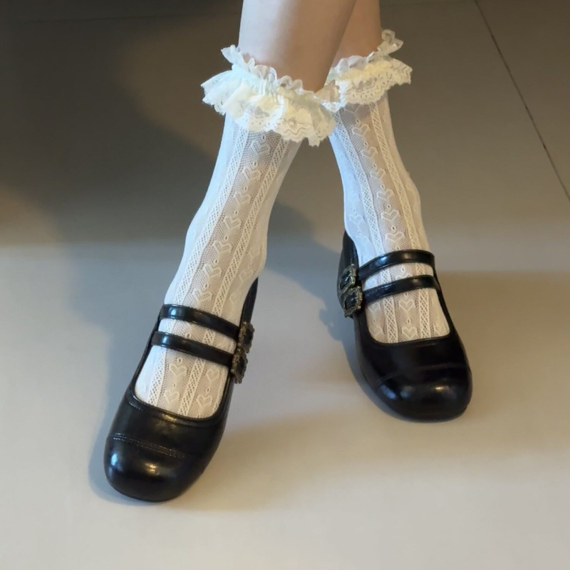 รองเท้าส้นหนาสไตล์วินเทจสำหรับ - Vintage Fashion Women Dresses บทวิจารณ์และราคา