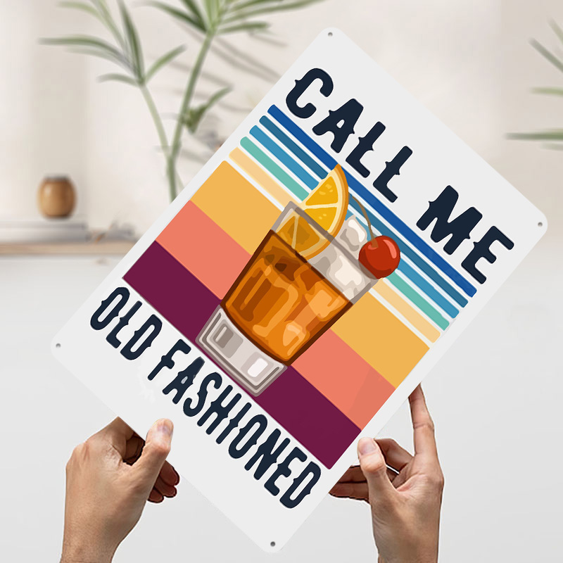 ป้ายโลหะพิมพ์ลาย Call Me Old F - Vintage Fashion Prints For Wall บทวิจารณ์และราคา