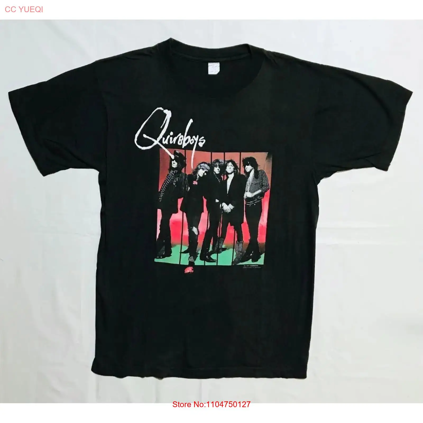 THE QUIREBOYS UK TOUR 1990 เสื - Vintage Fashion Uk บทวิจารณ์และราคา
