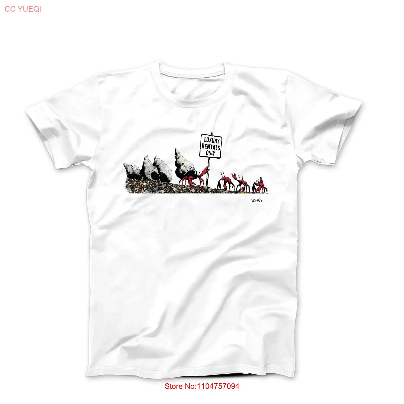 เสื้อยืด Banksy Luxury Rentals - Vintage Fashion Rental บทวิจารณ์และราคา