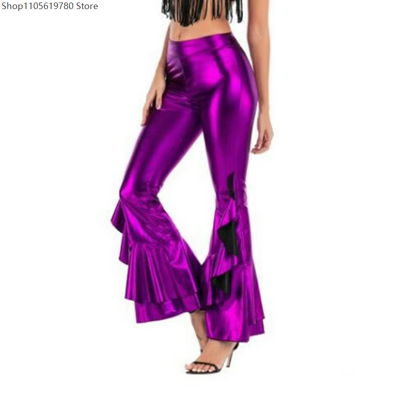 กางเกงขายาวทรงกระดิ่งแบบมีระบา - Wide Leg Trouser 70S บทวิจารณ์และราคา