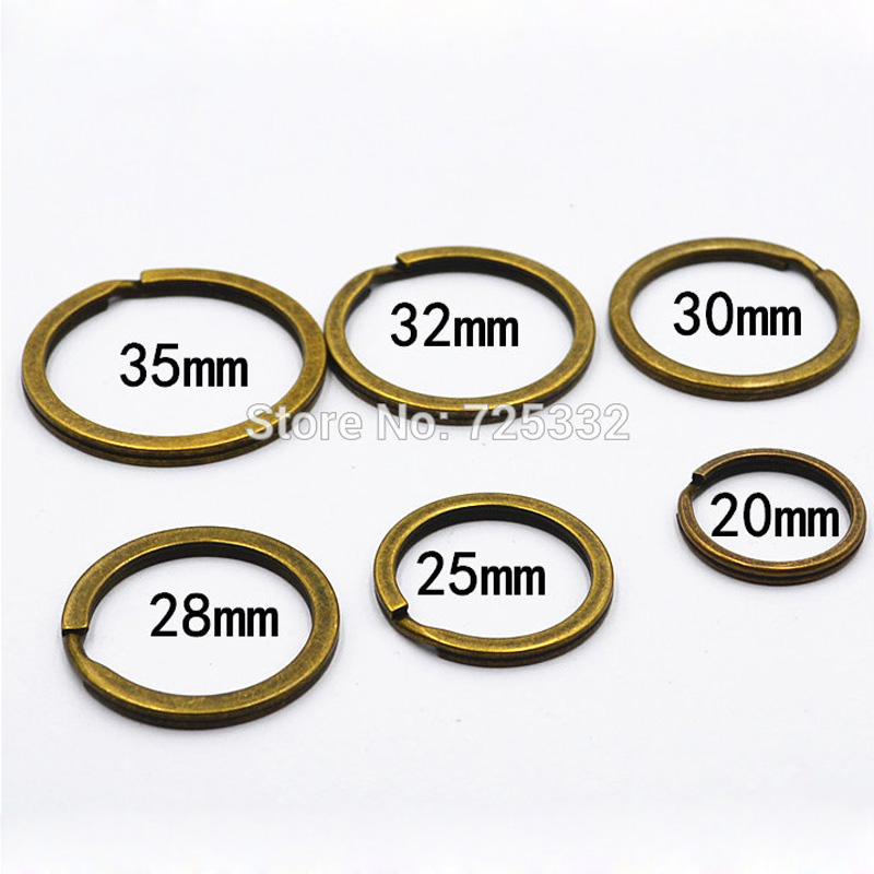 100pcs DIY Key แหวนโลหะ VINTAG - Vintage Fashion Illustration บทวิจารณ์และราคา