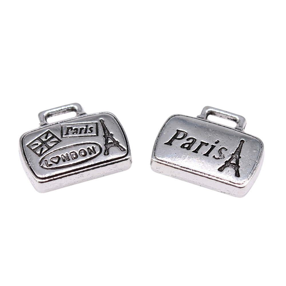 WYSIWYG 5ชิ้น16x14มม. สีเงินโบ - Vintage Fashion In Paris บทวิจารณ์และราคา