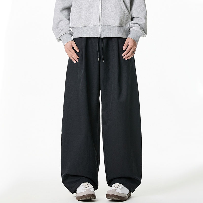 กางเกงขายาวลำลองผู้ชายทรงหลวมข - Wide Leg Trouser 70S บทวิจารณ์และราคา