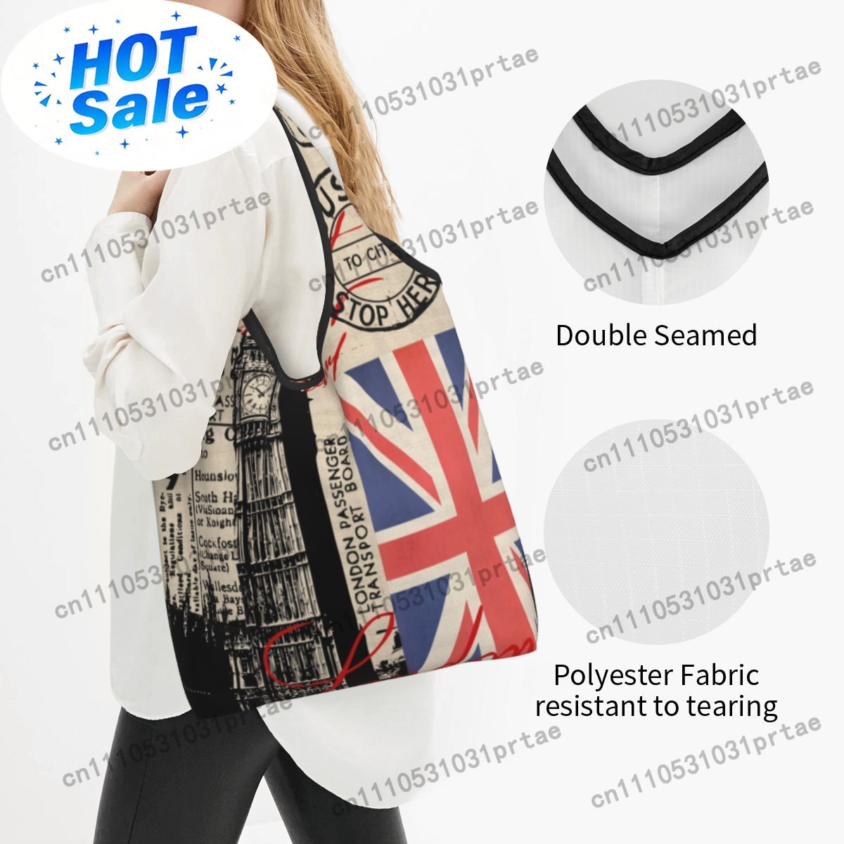 กระเป๋าช้อปปิ้งสไตล์เรโทรวินเท - Vintage Fashion Uk บทวิจารณ์และราคา