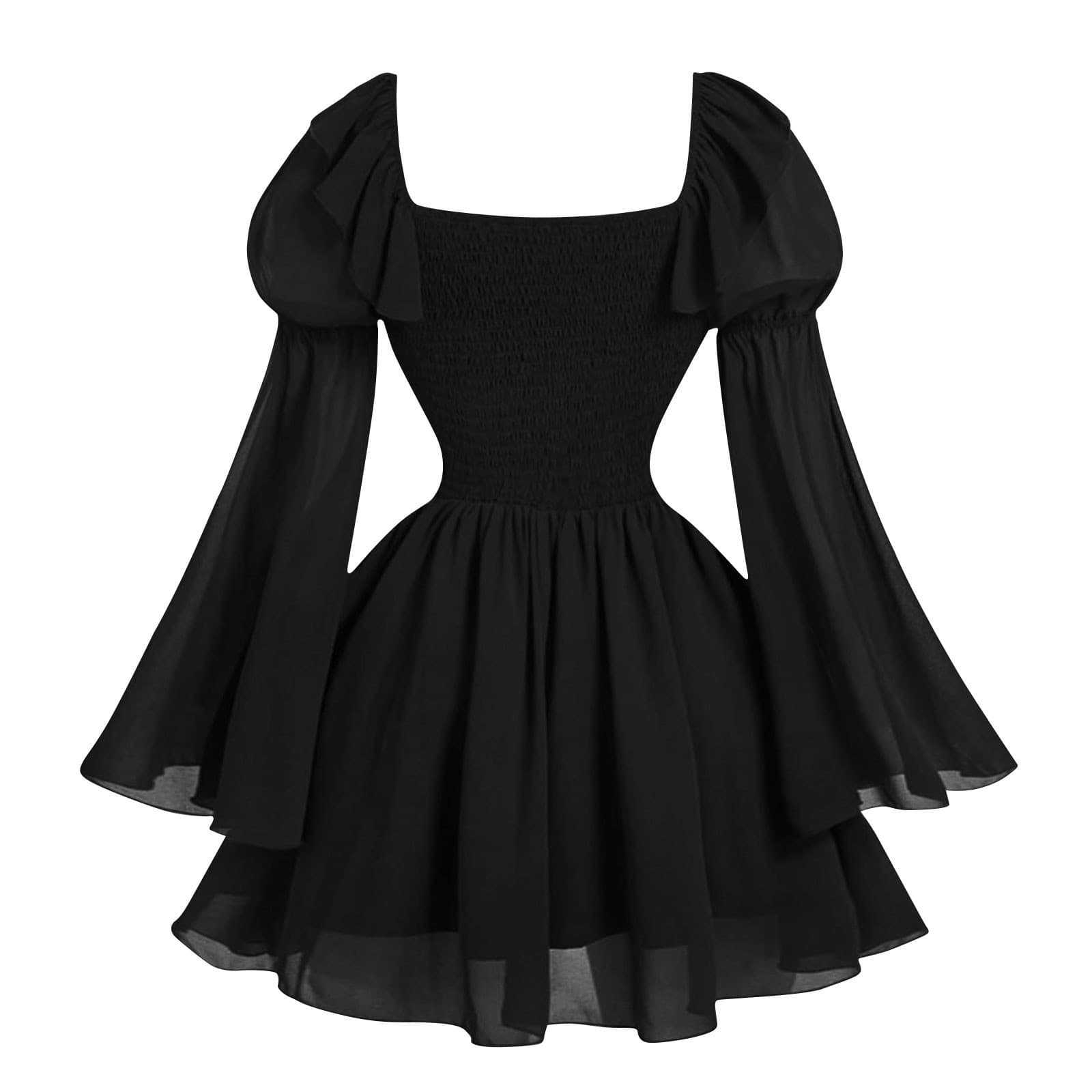 ชุดเดรสแขนยาวสไตล์เรอเนซองส์ยุ - Vintage Fashion Women Dresses บทวิจารณ์และราคา