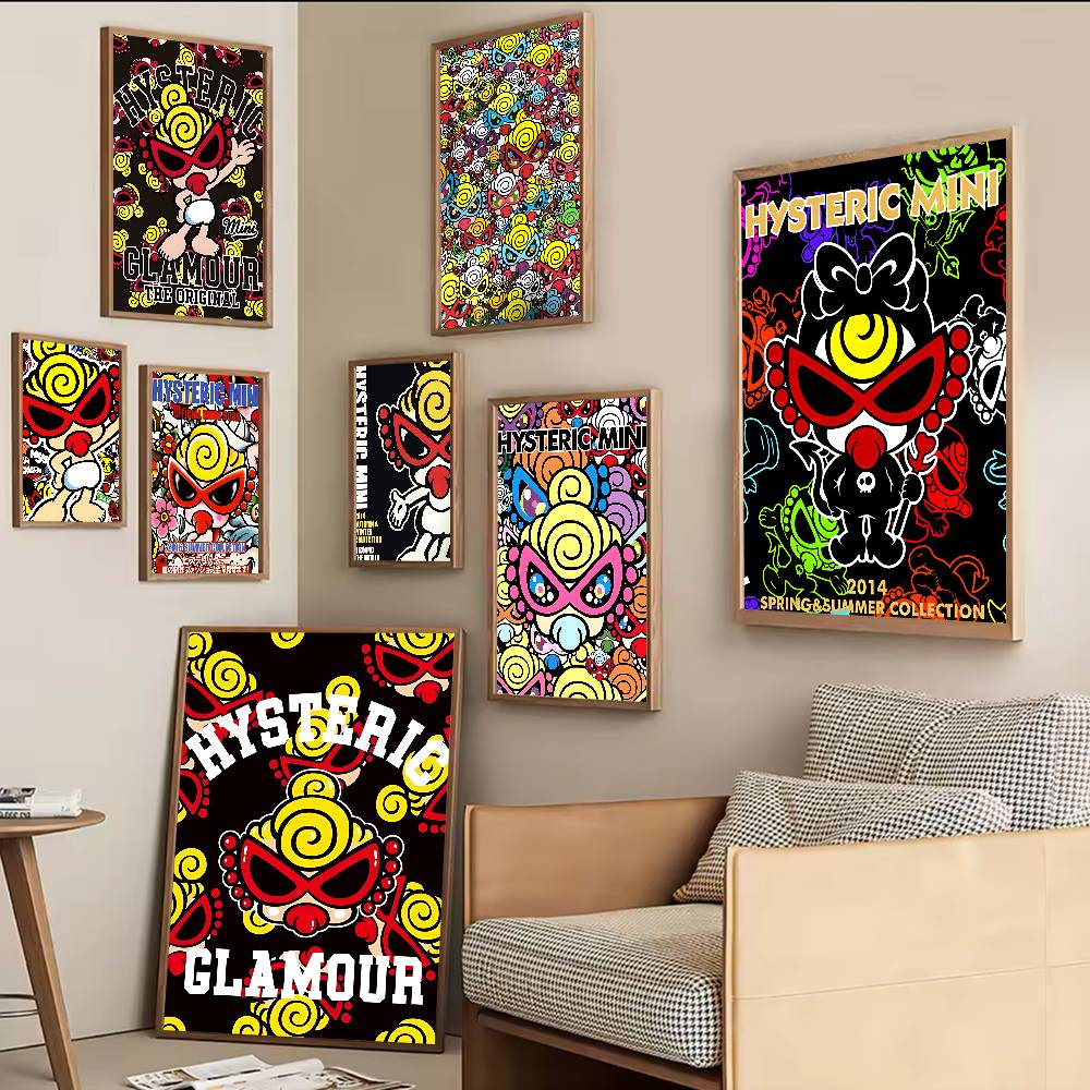 แฟชั่นญี่ปุ่น H-Hysteric M-Min - Vintage Fashion Prints For Wall บทวิจารณ์และราคา